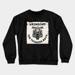 Vintage Motorcycle Vibe Crewneck Sweatshirt